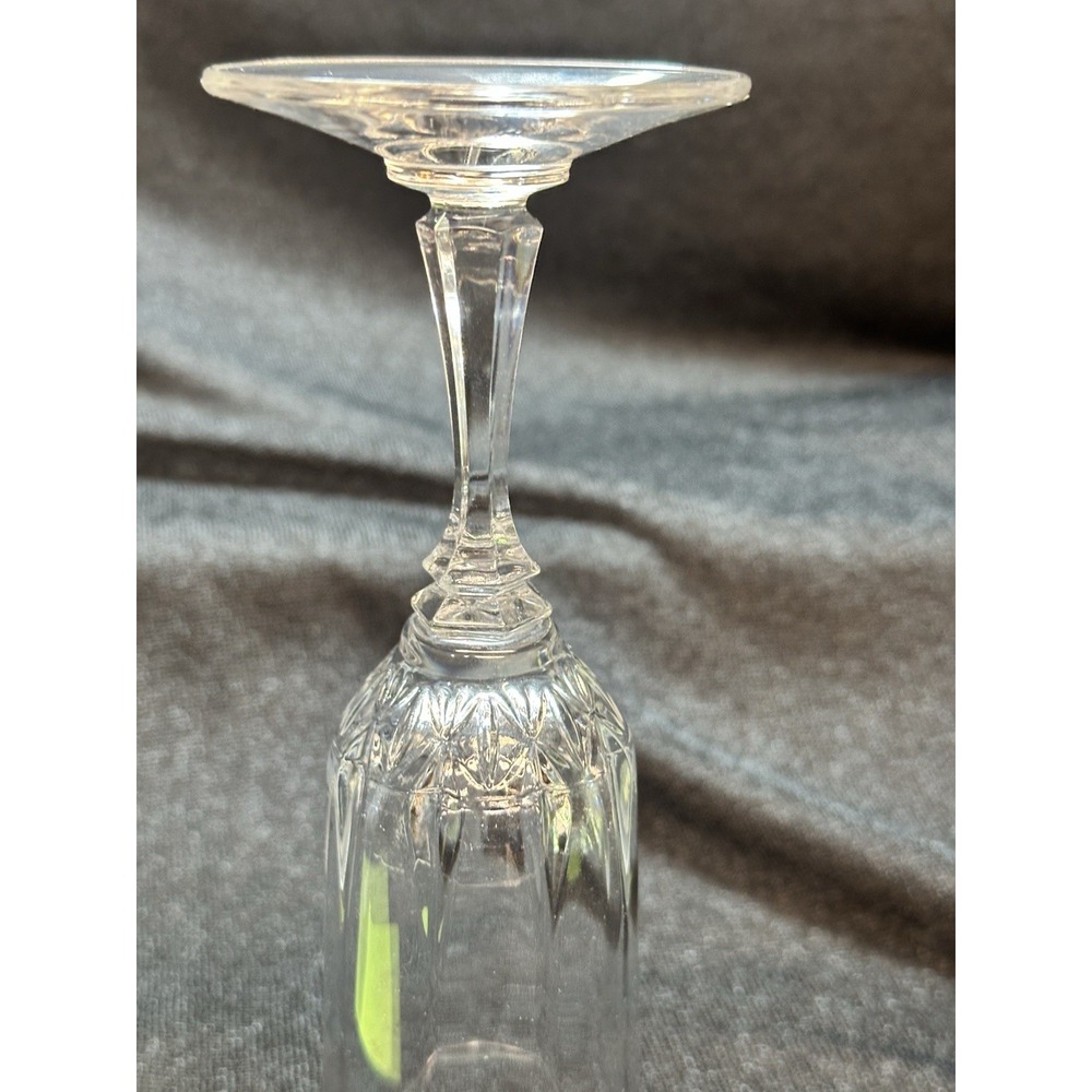2 Vintage Crystal Toscany Brighton Fluted Champagne Glasses 7 3/4 " X 2 1/8" - Picture 10 of 12